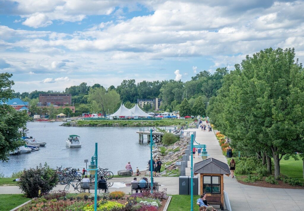 Waterfront at Burlington Vermont