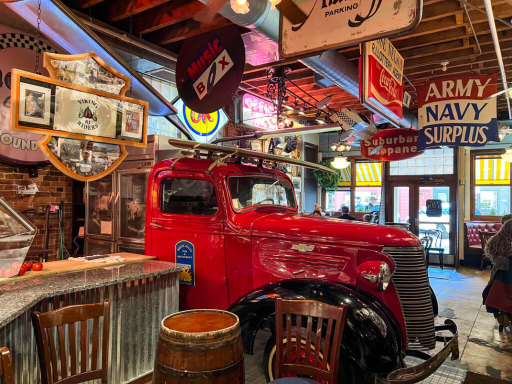 Inside Brick Alley Pub - Newport, RI