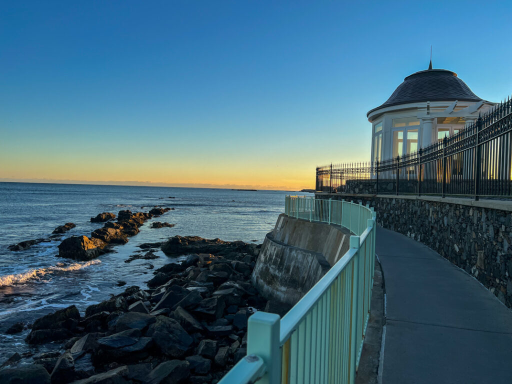 The Cliff Walk in Newport, RI