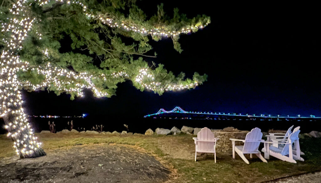 A view of Newport Bridge