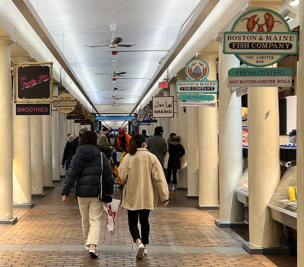 Quincy Market Food Colonade