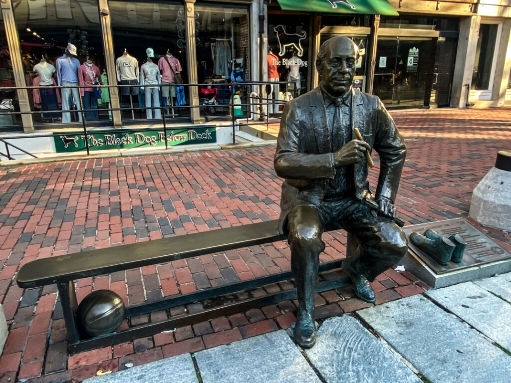 Red Auerbach Statue