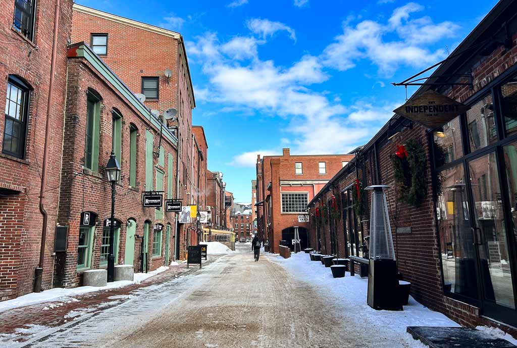 A side street in Old Port Portland