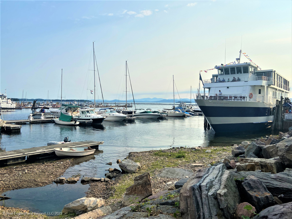 Lake Champlain Waterfront at Burlington Vermont