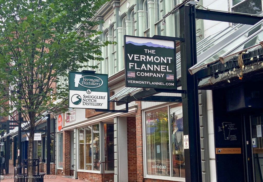 Stores at Church Street Marketplace in Burlington, VT