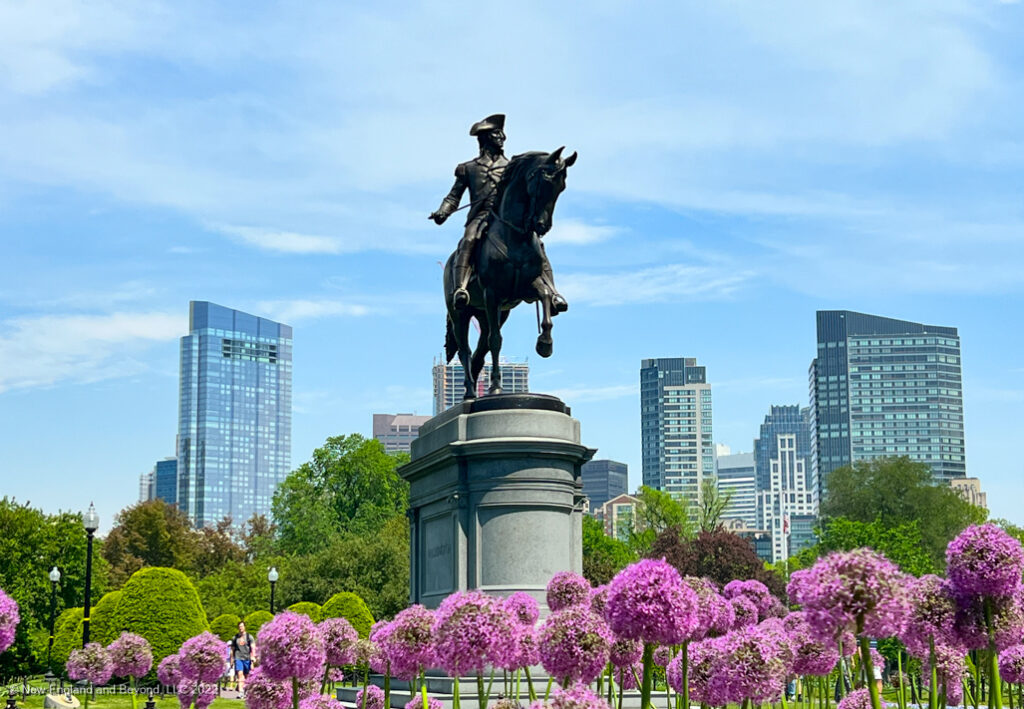 George Washington Statue at Boston Public Garden