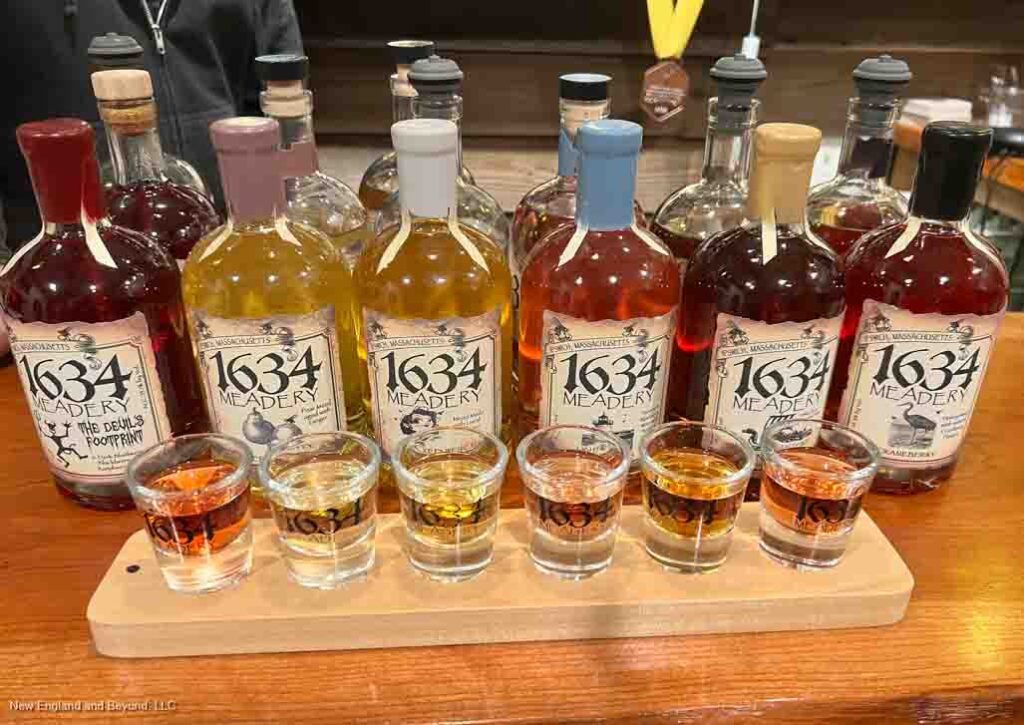 A Flight of the most popular Mead and the 1634 Meadery