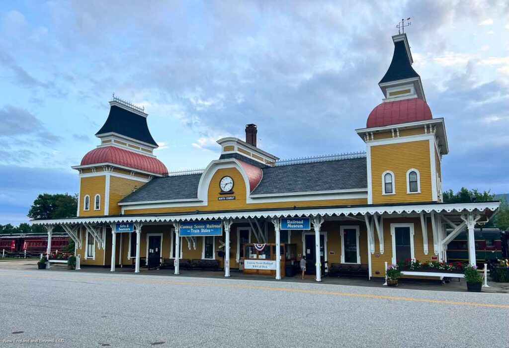 The Victorian Train Station at North Conway Village