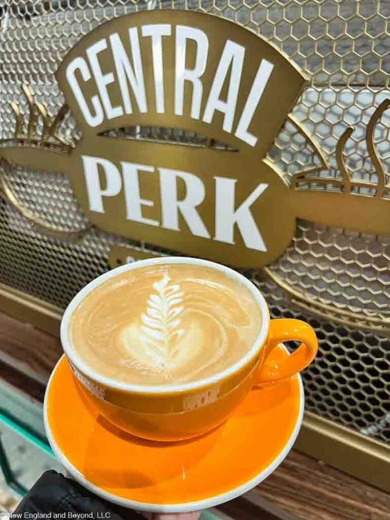 Cafe Latte at Central Perk in Boston 