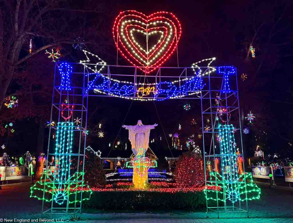 Christmas Lights at the La Salette Shrine in Attleboro, MA