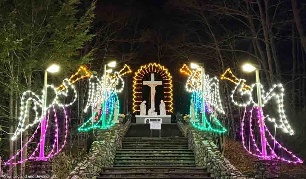 Christmas Lights at the La Salette Shrine in Attleboro, MA