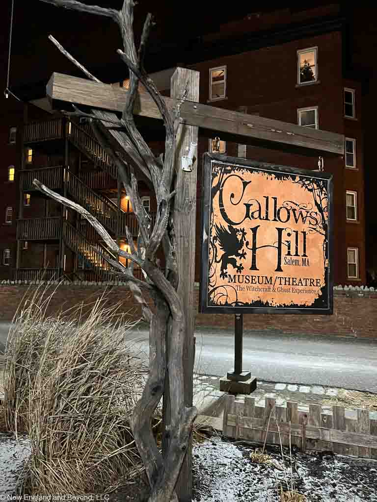 Gallows Hill Museum and Theater Sign - Salem, MA