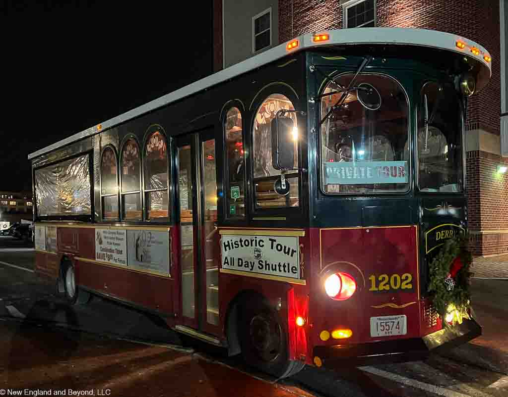 A Christmas Carol Trolley in Salem, MA 