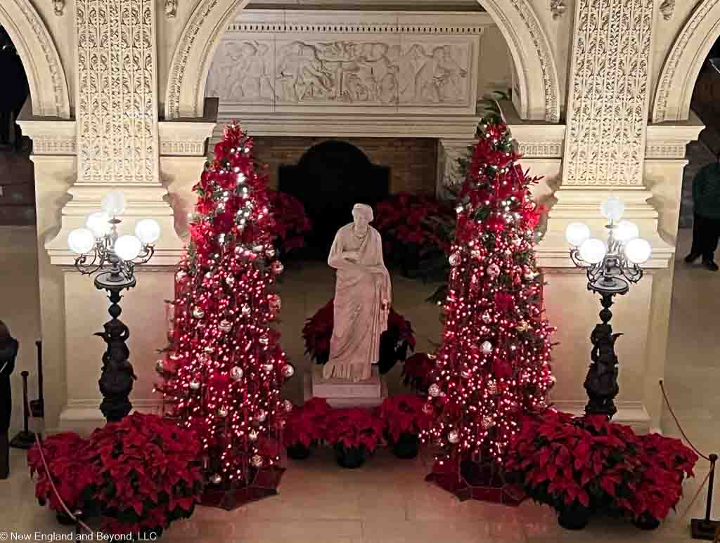 The Breakers decorated for Christmas - Newport, RI