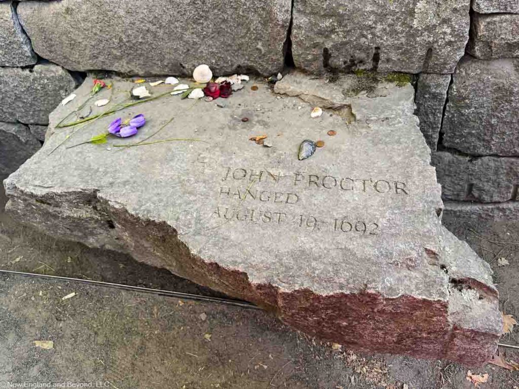 Witch Trials Memorial - John Proctor bench